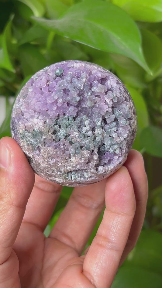 Grape Agate Sphere