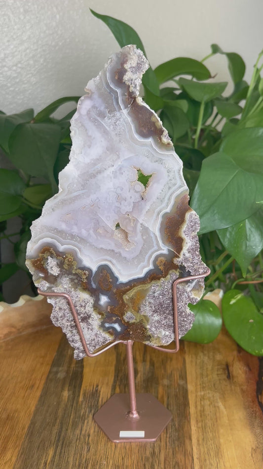 Scenic Moss Agate Slab: N