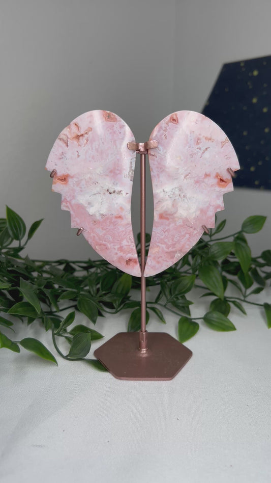Pink Carnelian Wings