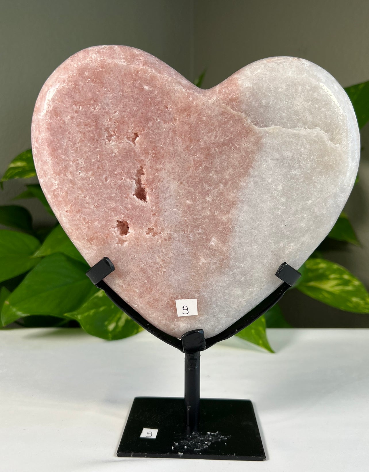 Pink Amethyst Heart