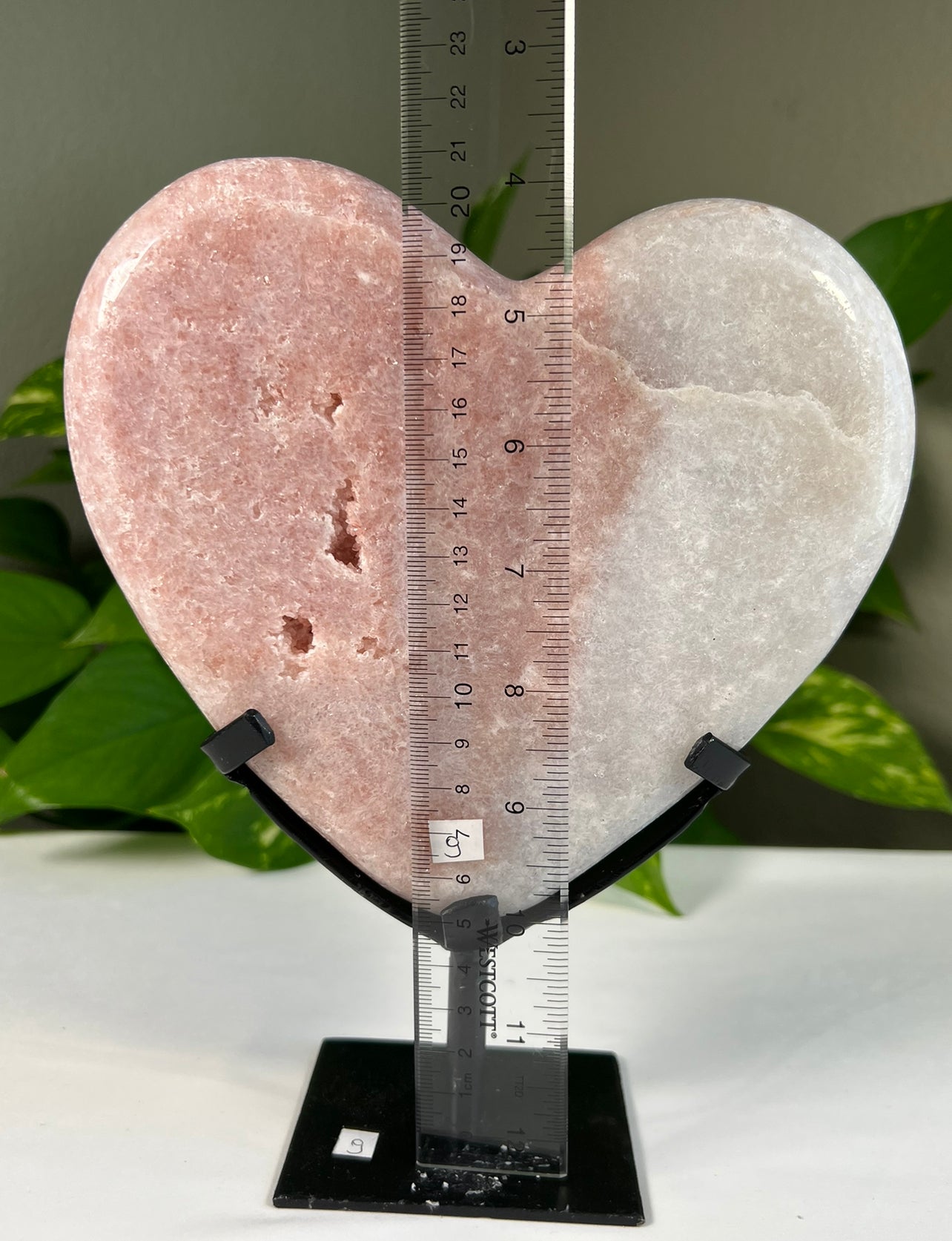 Pink Amethyst Heart