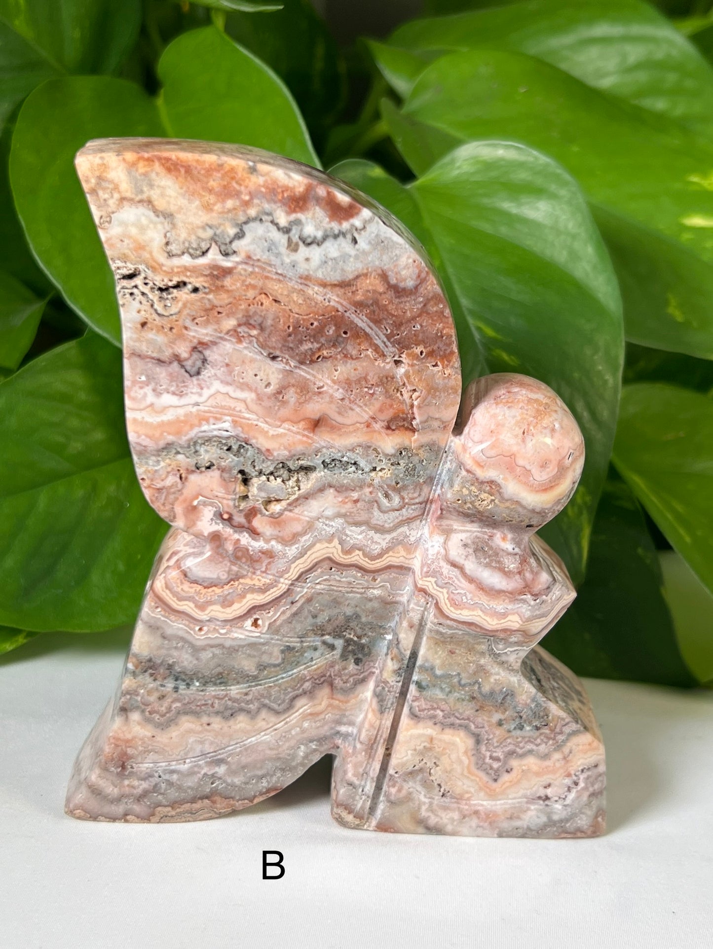 Large Crazy Lace Agate Fairies