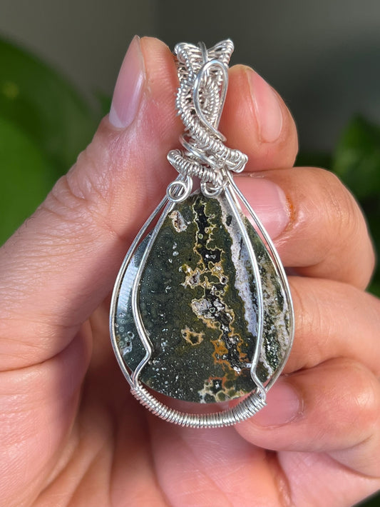 Ocean Jasper Pendant