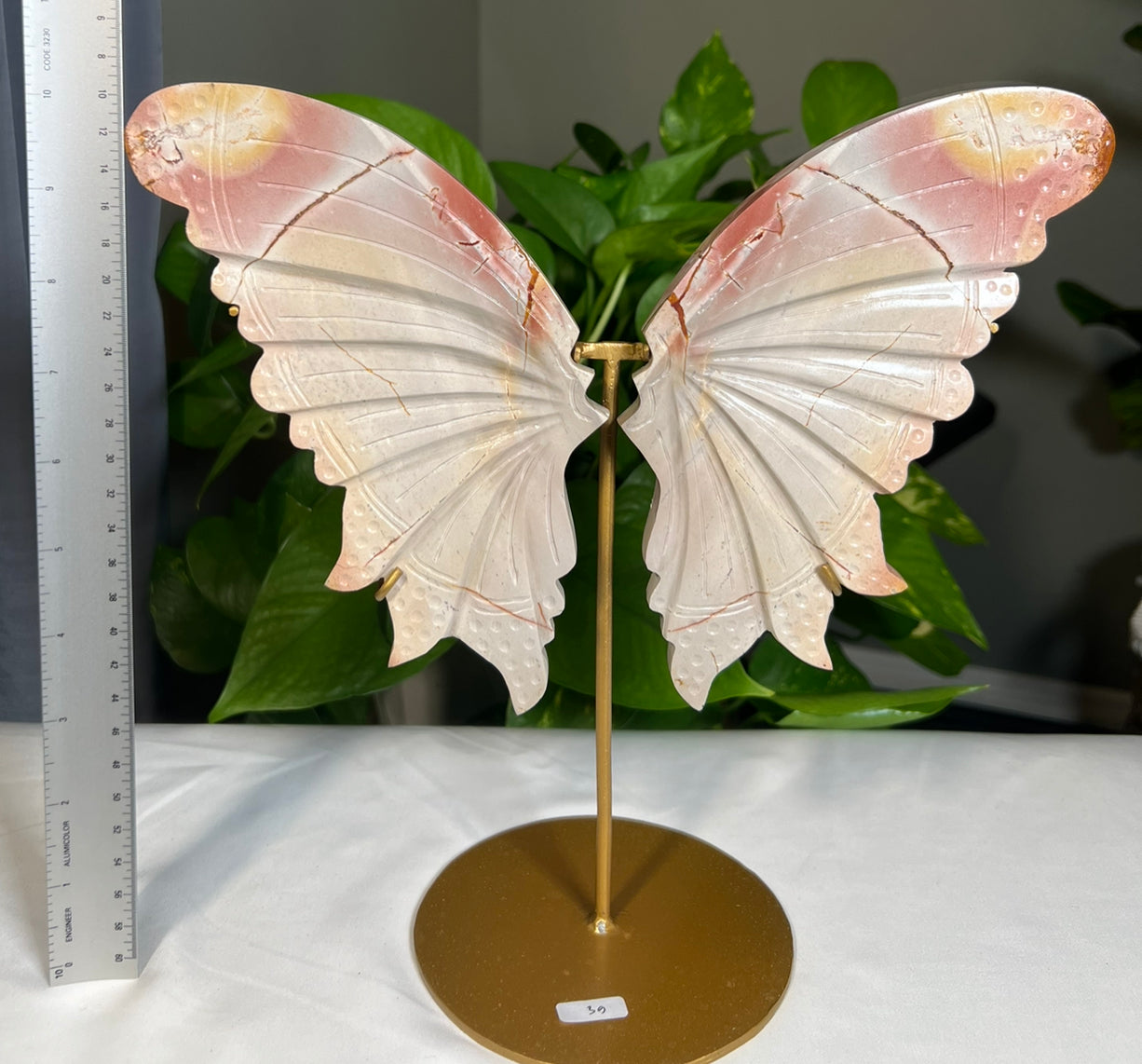 Pink Polychrome Jasper Wings