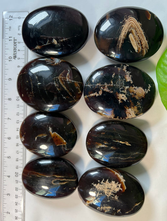 Medium Amber Palmstones