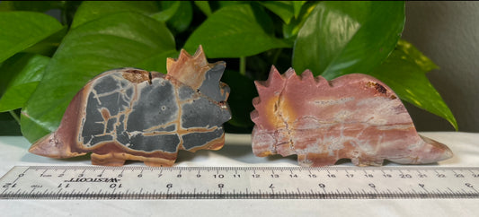 Polychrome Jasper Dinosaurs