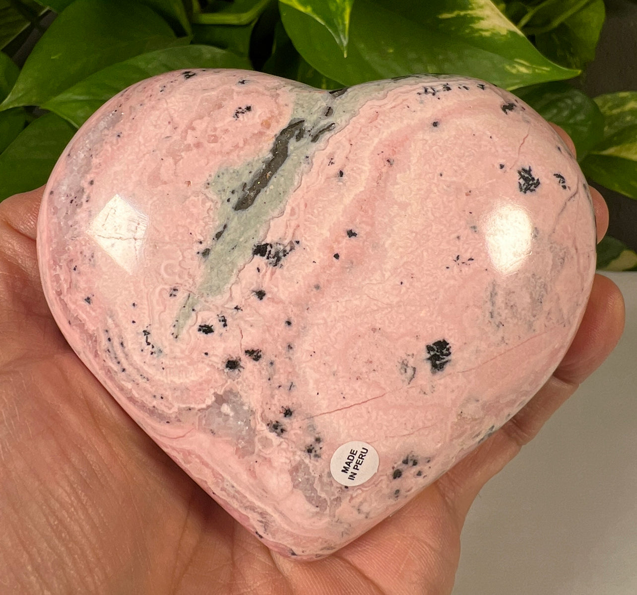 Rhodochrosite Hearts