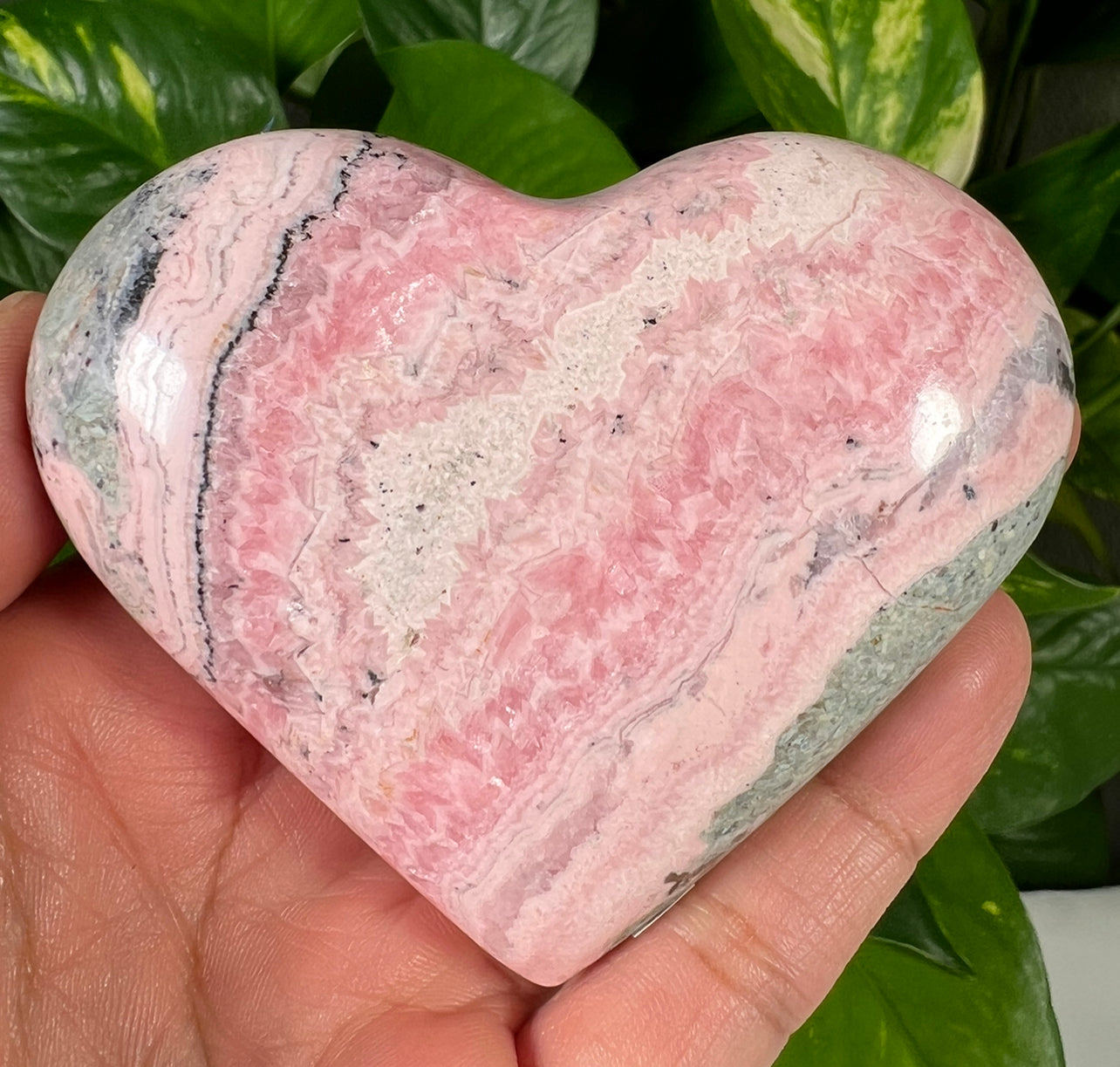 Rhodochrosite Hearts