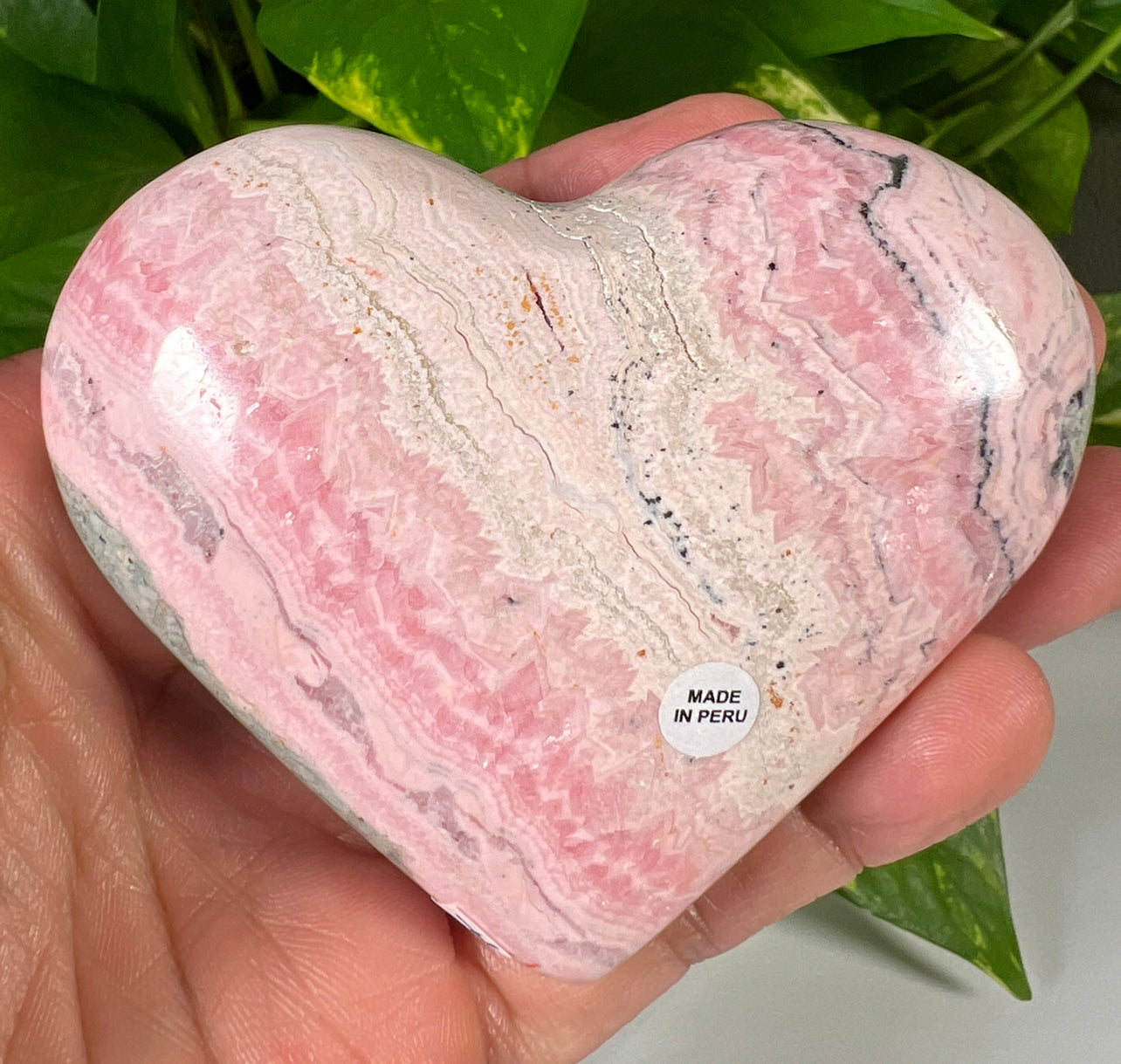 Rhodochrosite Hearts