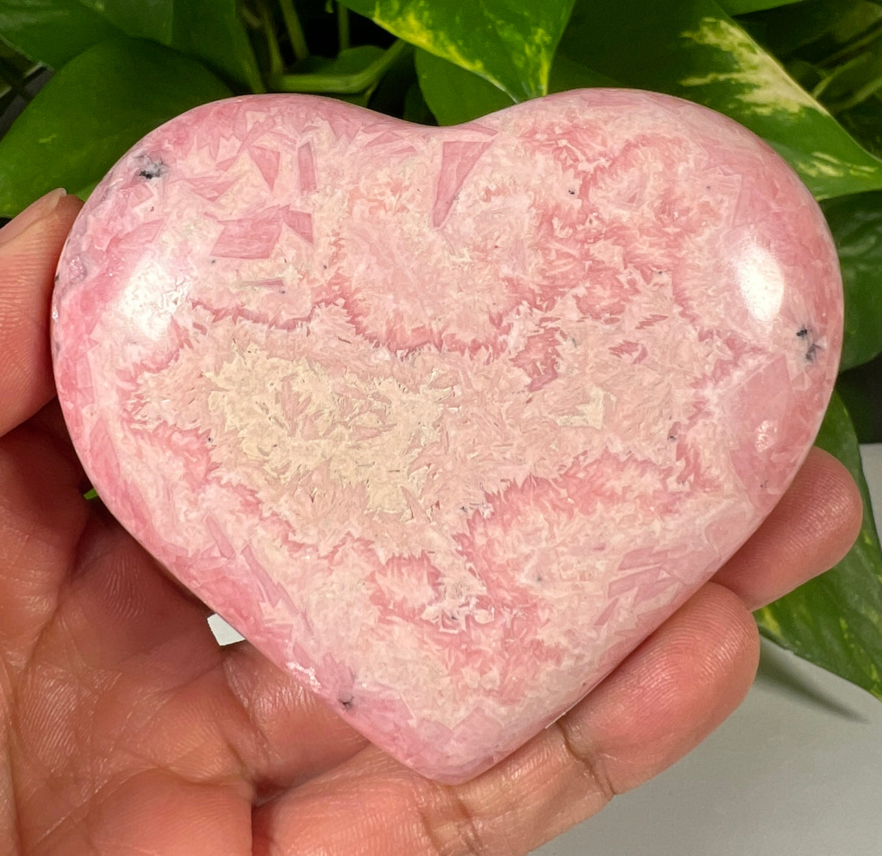 Rhodochrosite Hearts