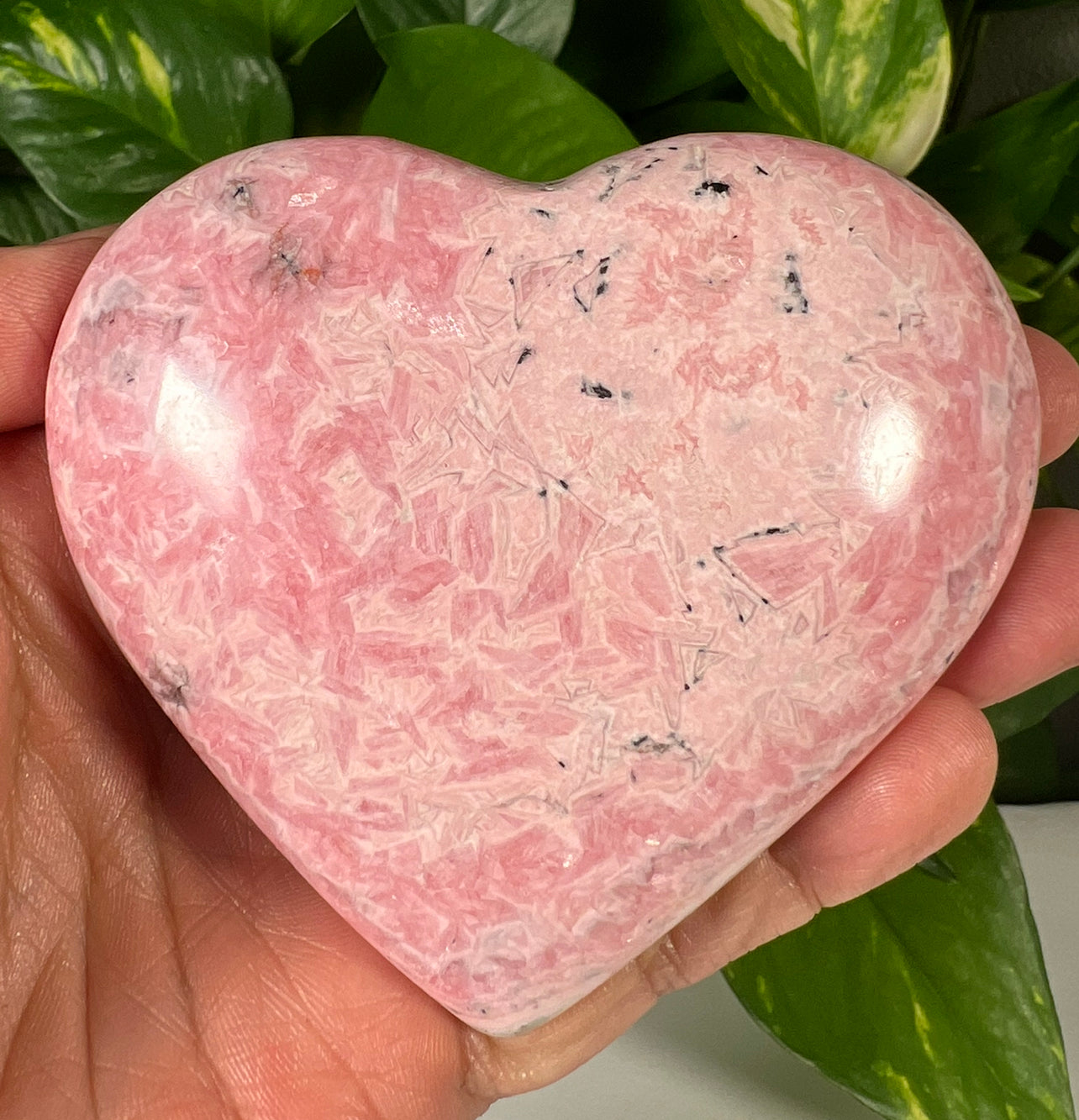 Rhodochrosite Hearts
