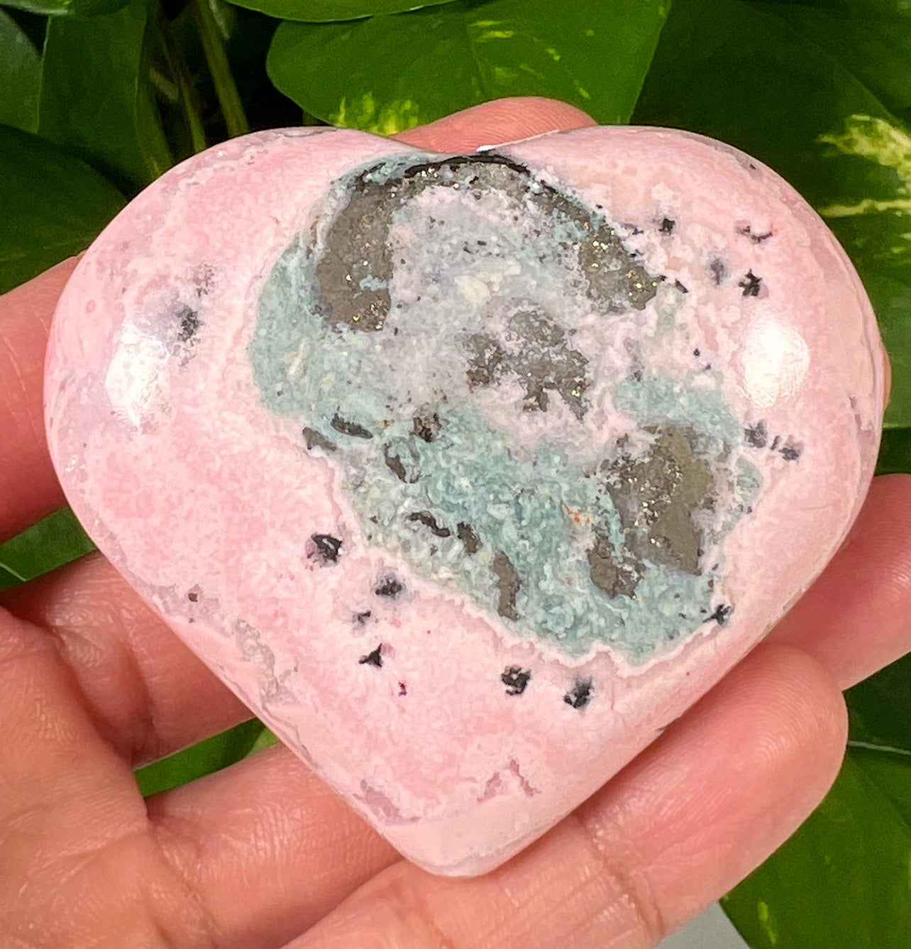 Rhodochrosite Hearts