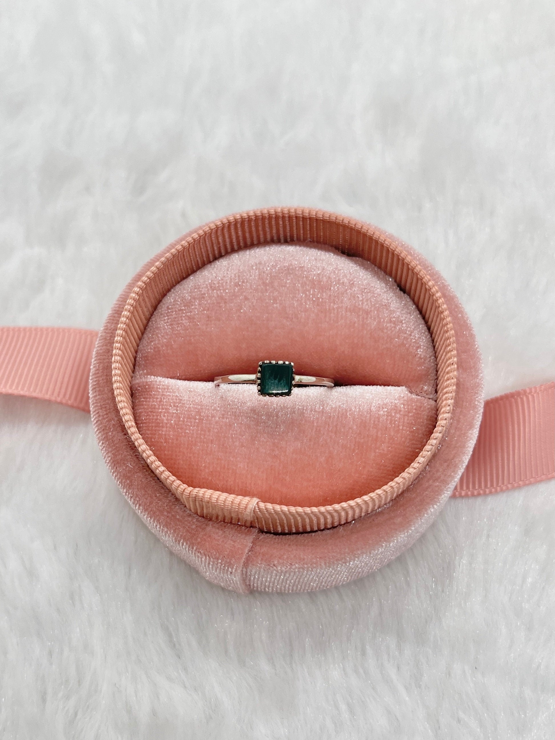 Green Agate Ring